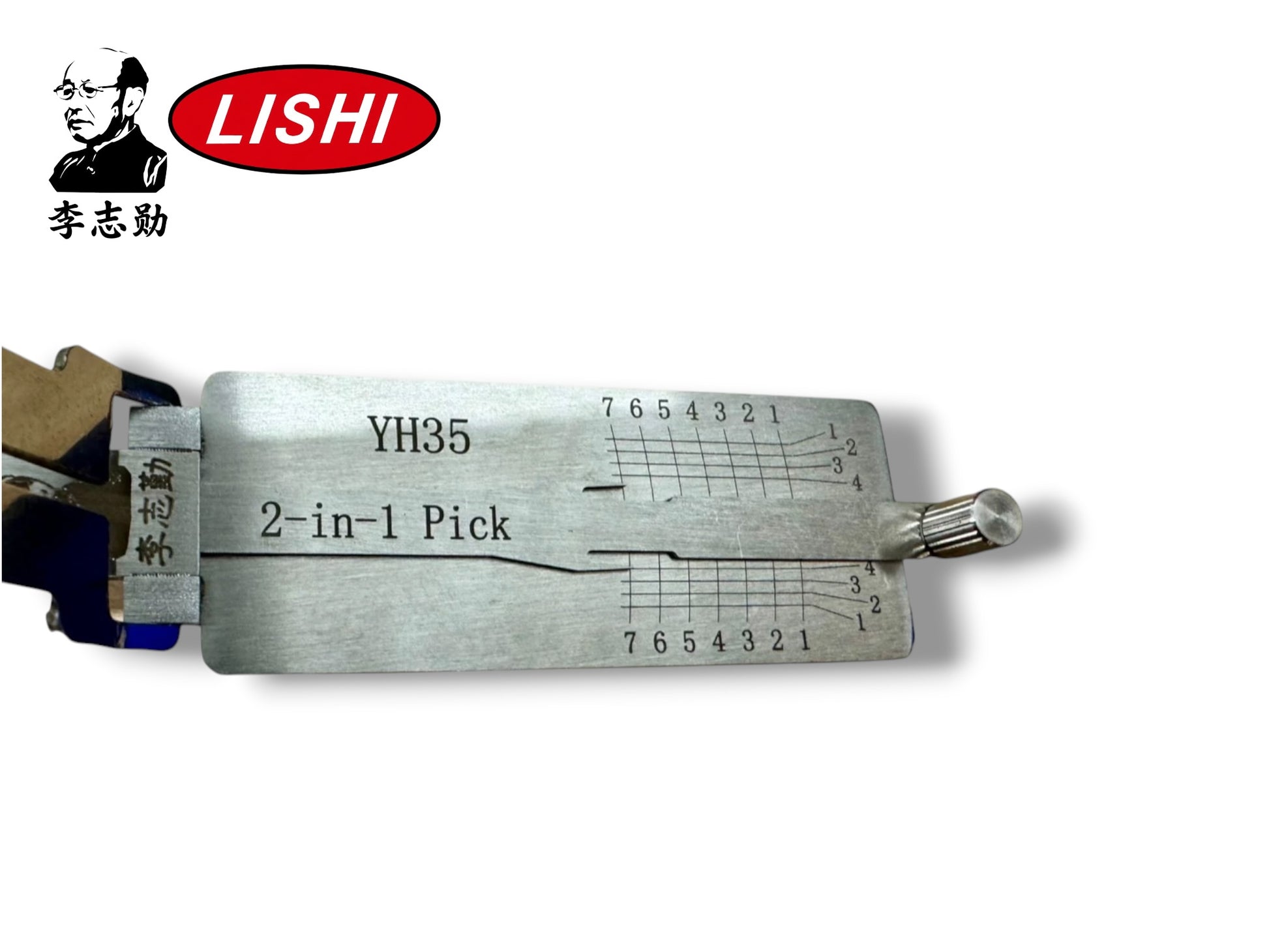 Original Lishi 2 in 1 Yamaha Motorcycle YH35 Pick & Decoder Genuine New