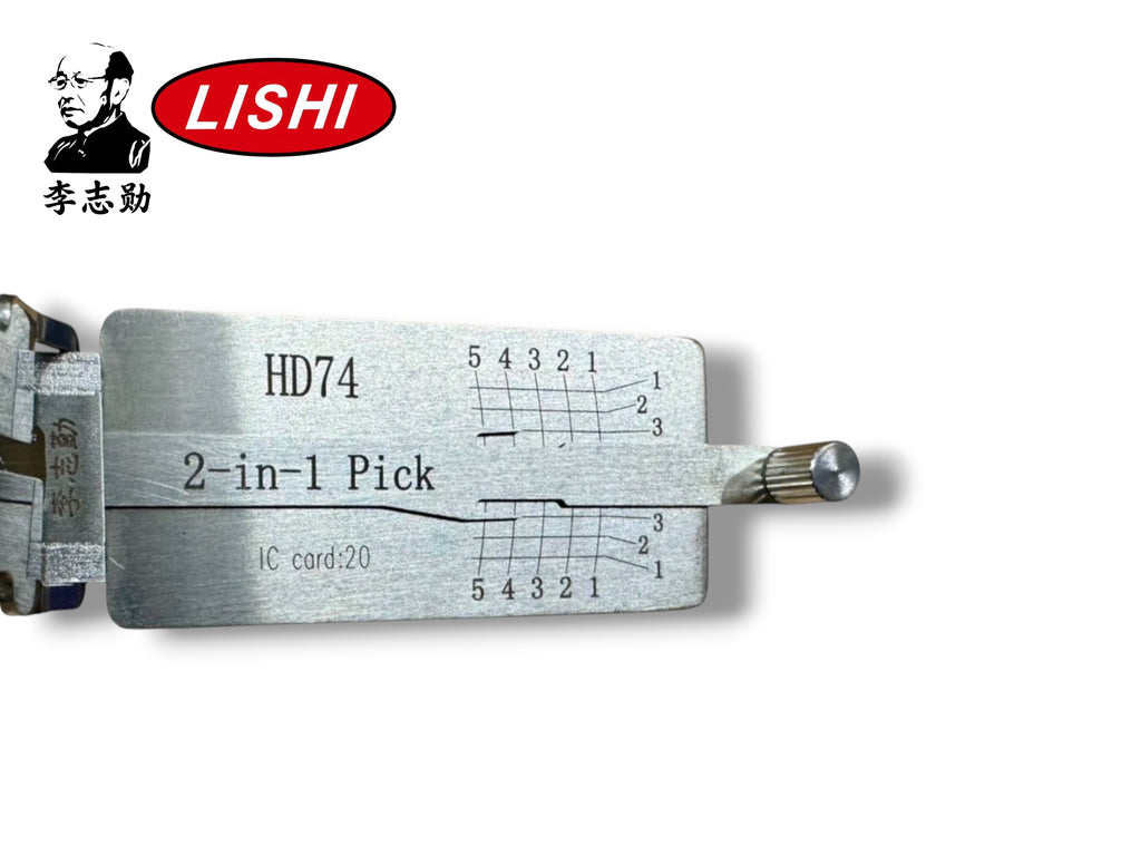 Classic Lishi 2 in 1 HD74 For Honda Motorcycles Pick & Decoder Genuine New
