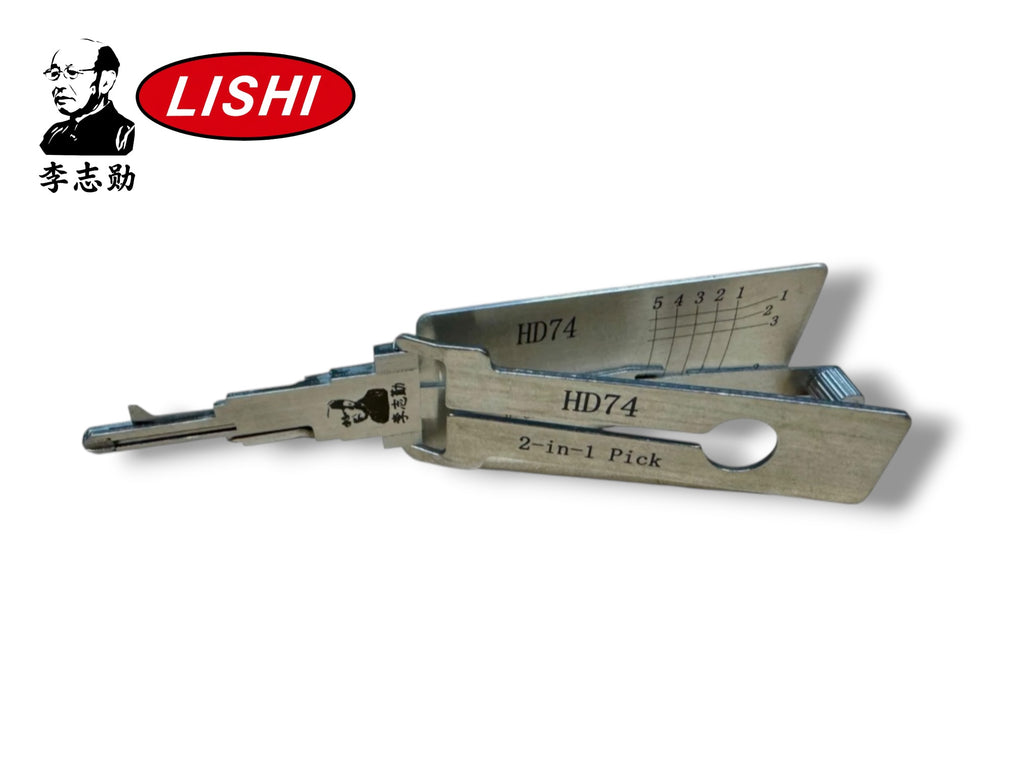 Classic Lishi 2 in 1 HD74 For Honda Motorcycles Pick & Decoder Genuine New