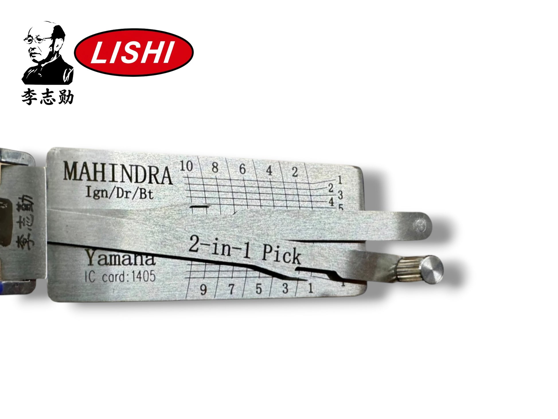 Original Lishi 2 in 1 Mahindra & Yamaha Pick & Decoder Genuine New