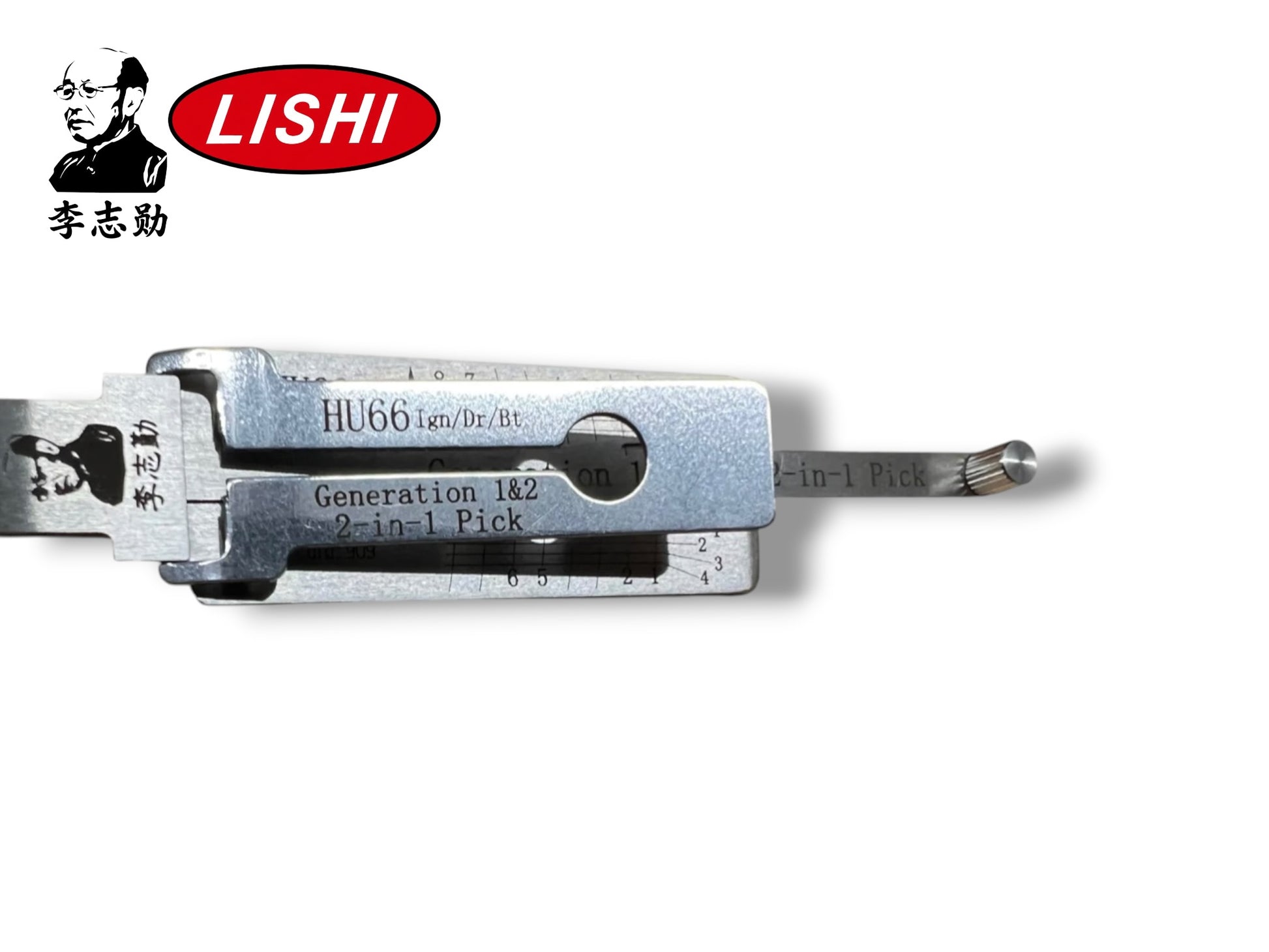 Original Lishi 2 in 1 HU66 Single Lifter Audi VW Pick & Decoder Genuine New