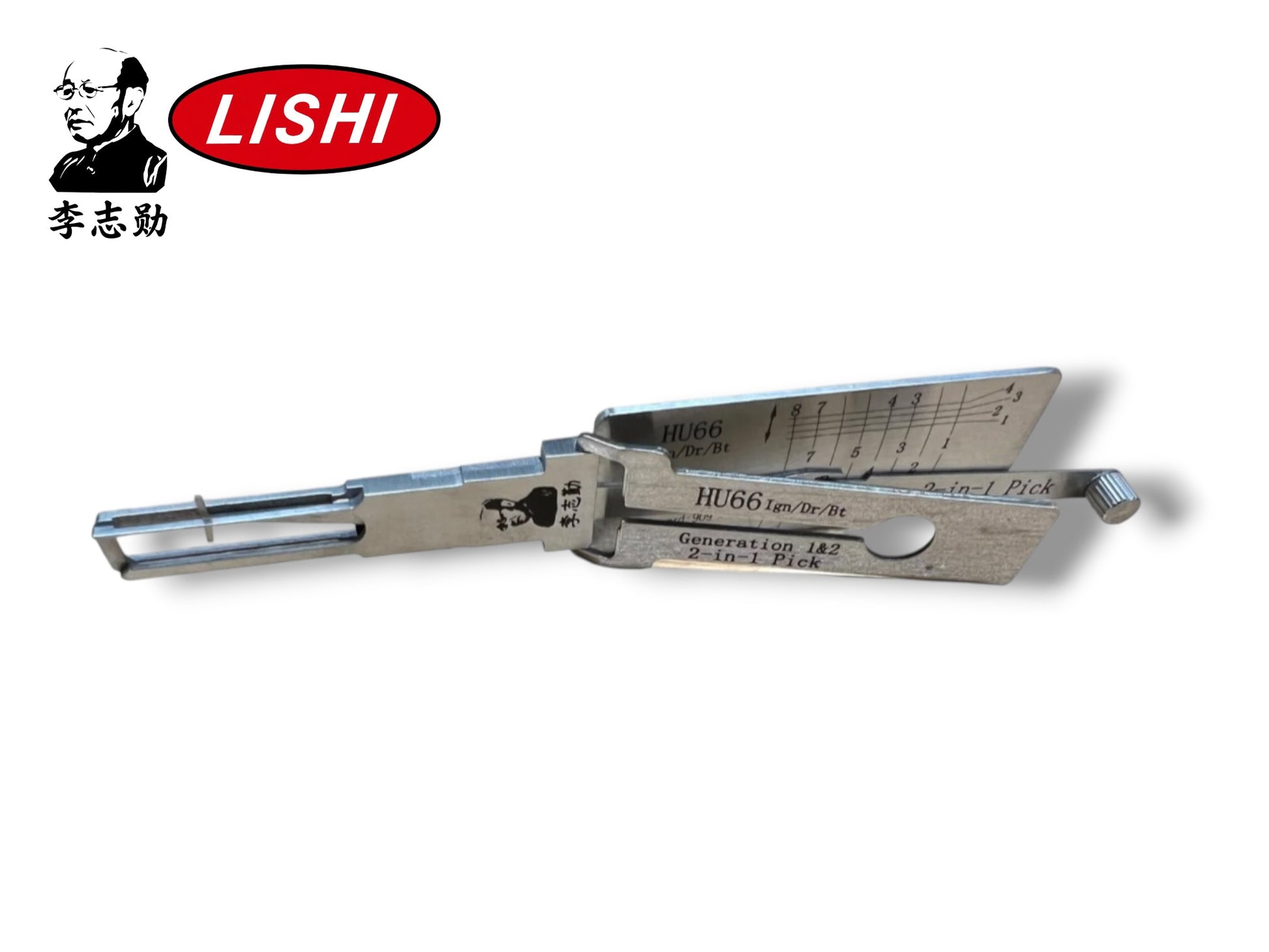 Original Lishi 2 in 1 HU66 Single Lifter Audi VW Pick & Decoder Genuine New