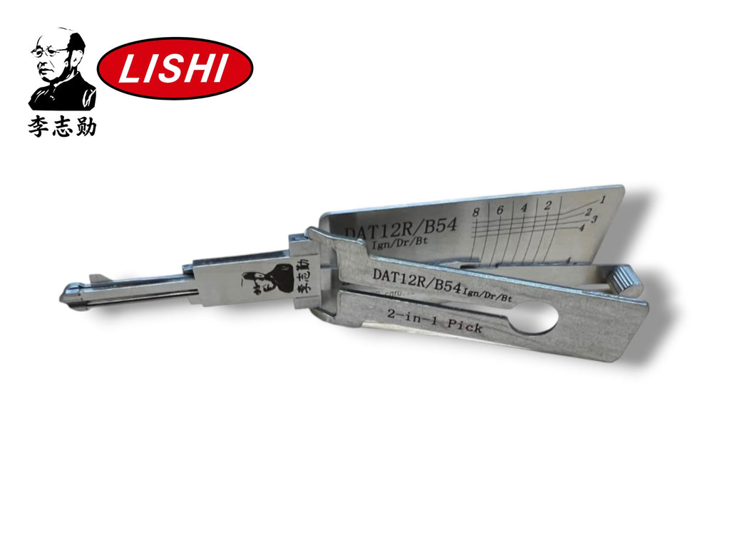 Original Lishi 2 in 1 DAT12R X154 B54 For Isuzu Heavy Trucks Pick & Decoder Genuine New