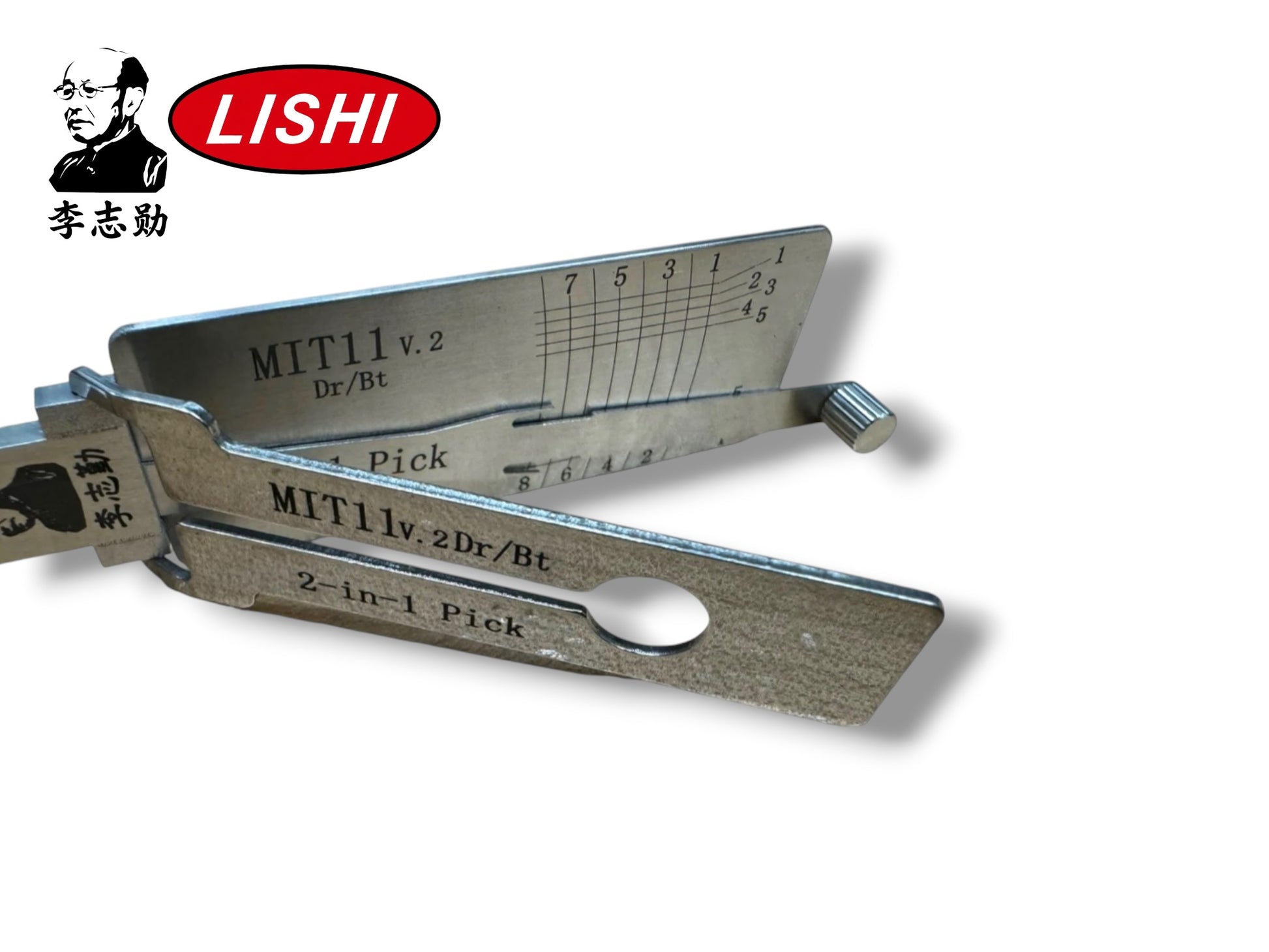 Original Lishi 2 in 1 MIT11 MIT3 Door & Trunk Pick & Decoder Genuine New