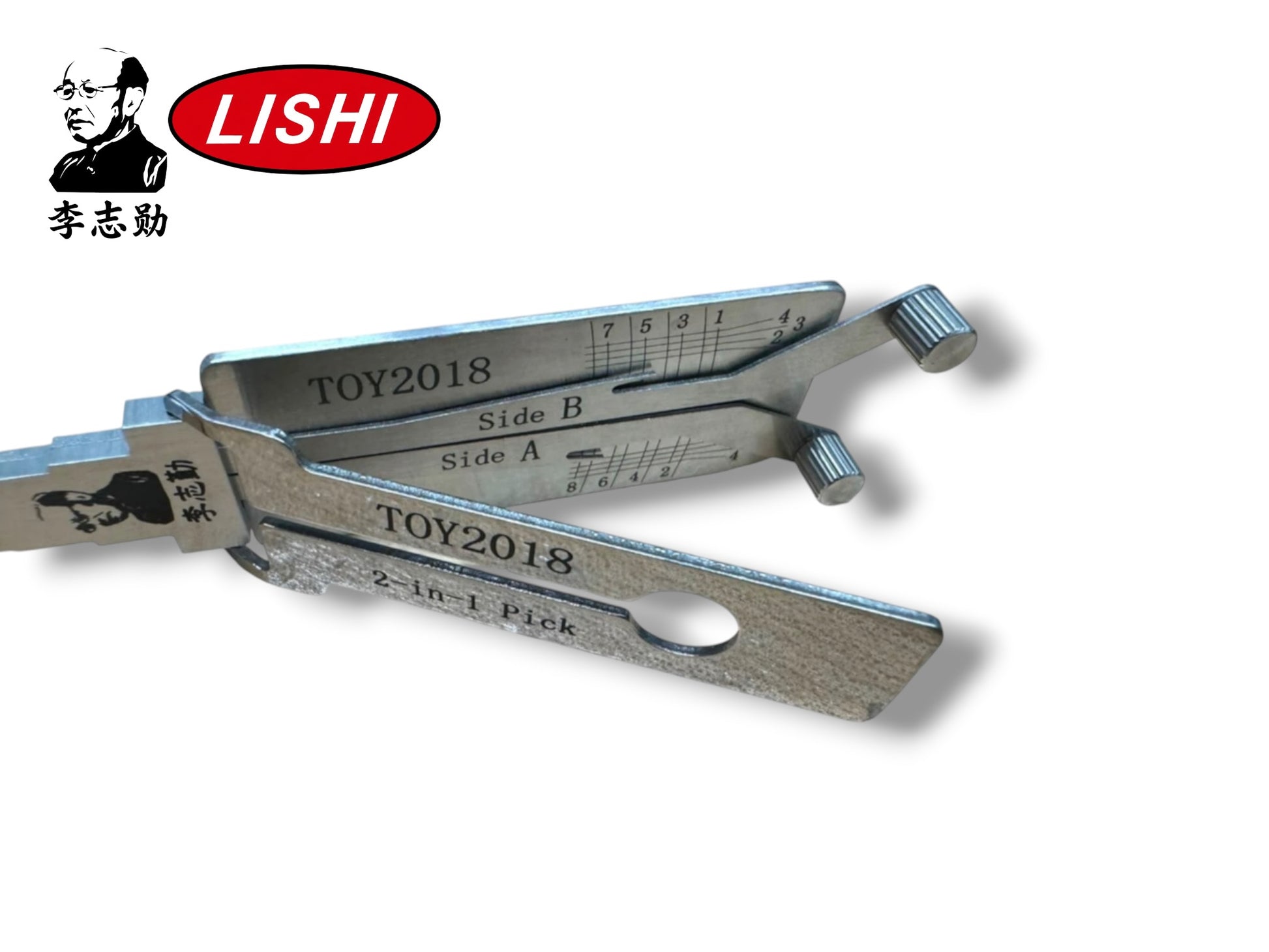 Original Lishi 2 in 1 TOY2018 Toyota Door & Trunk Pick & Decoder Genuine New