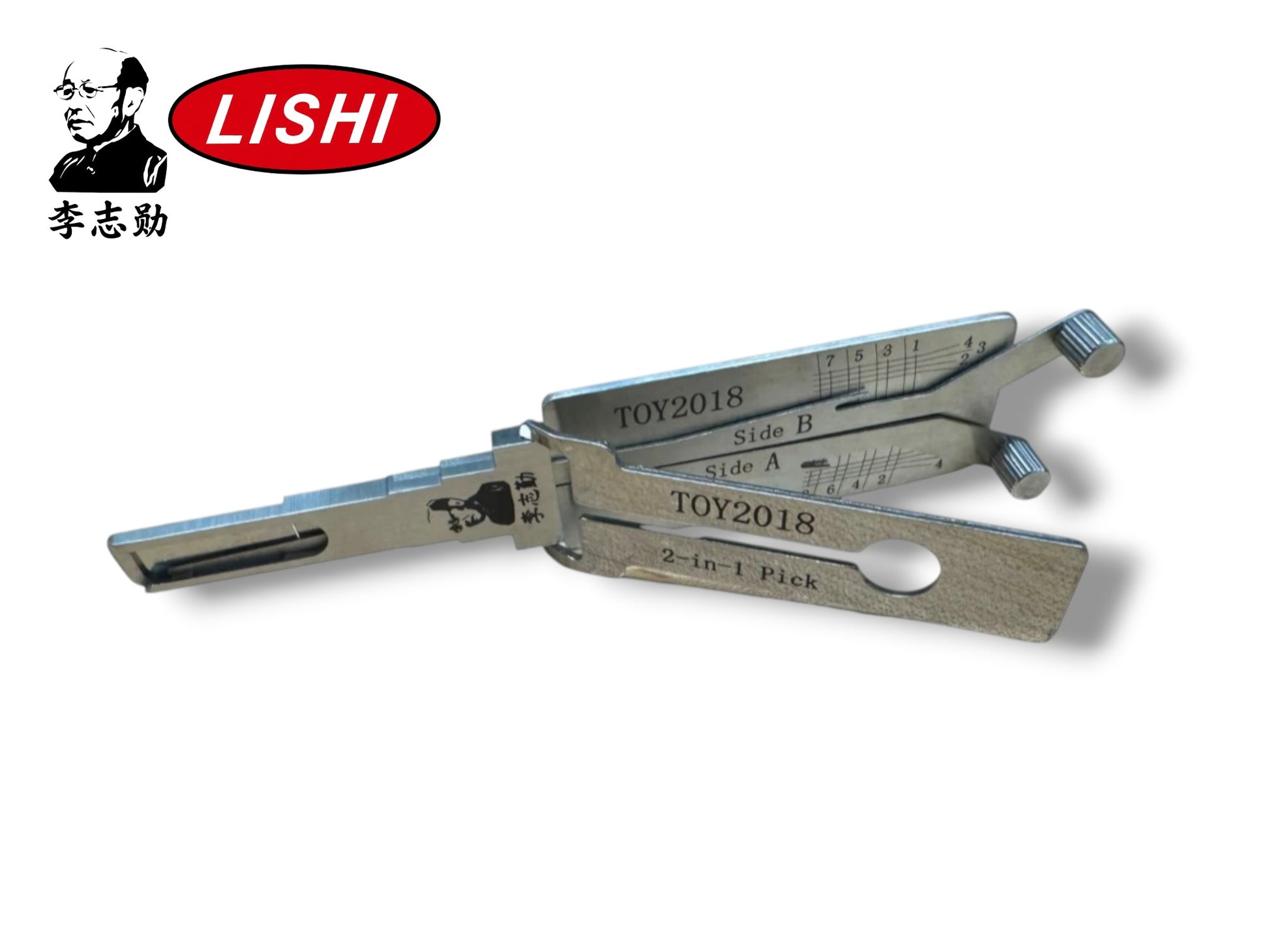 Original Lishi 2 in 1 TOY2018 Toyota Door & Trunk Pick & Decoder Genuine New