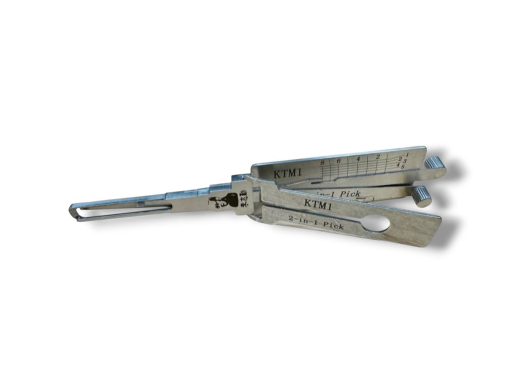 Original Lishi 2 in 1 KTM1 KTM Yamaha Motorbike Pick & Decoder Genuine New