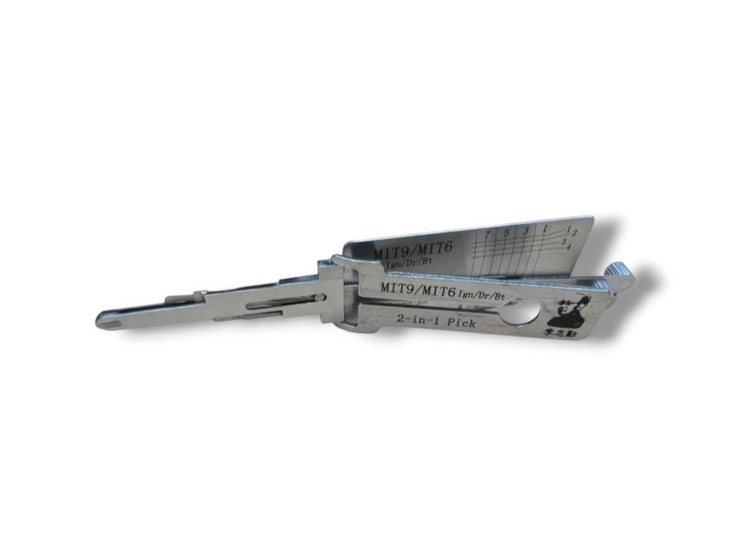 Original Lishi 2 in 1 MIT6 MIT9 Mitsubishi Pick & Decoder Genuine New