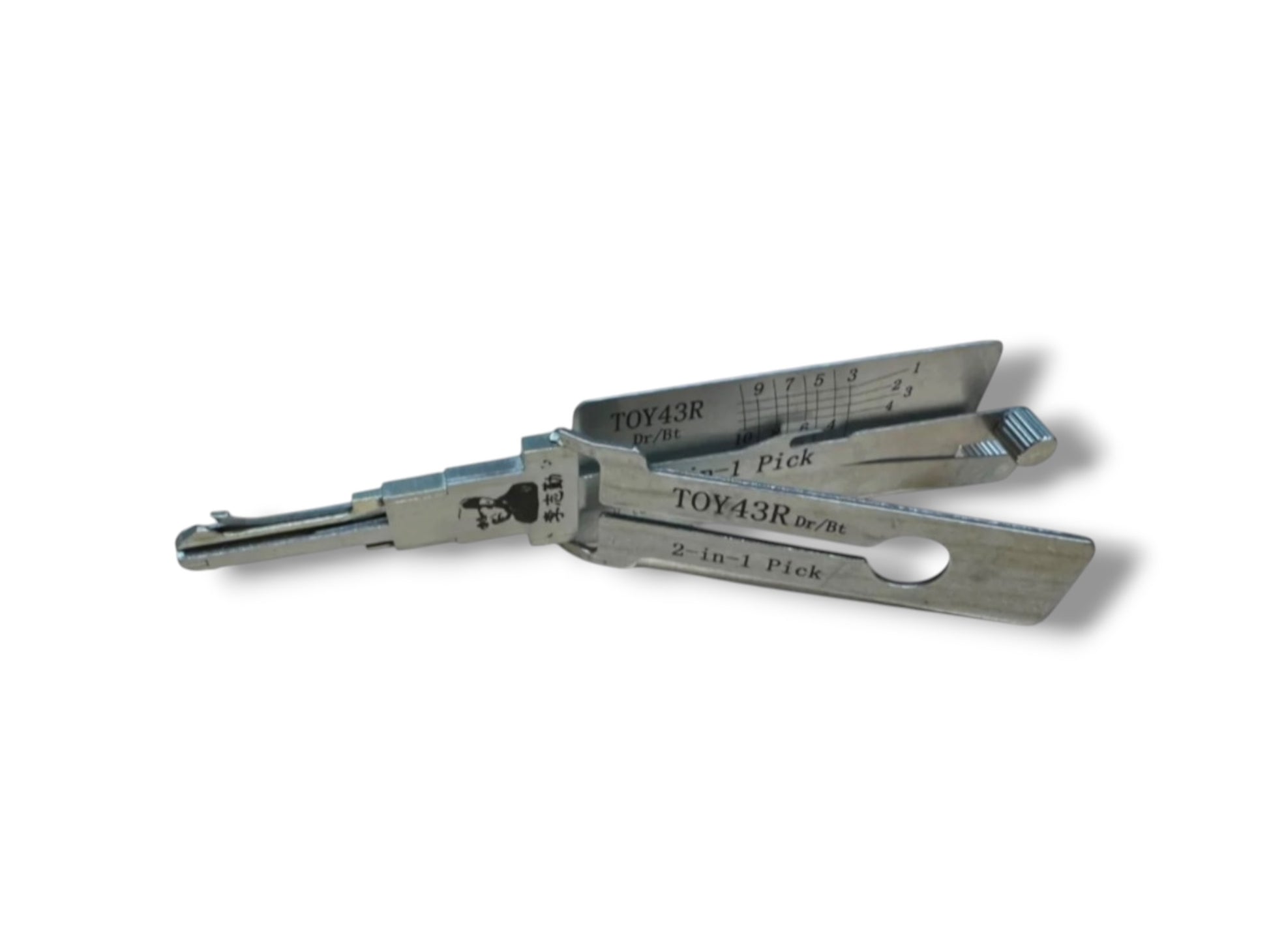 Original Lishi 2 in 1 TOY43R Door & Trunk 10-Cut Chevy GMC Subaru Pick & Decoder Genuine New