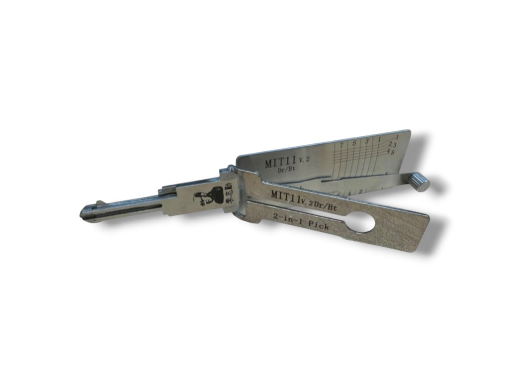 Original Lishi 2 in 1 MIT11 MIT3 Door & Trunk Pick & Decoder Genuine New