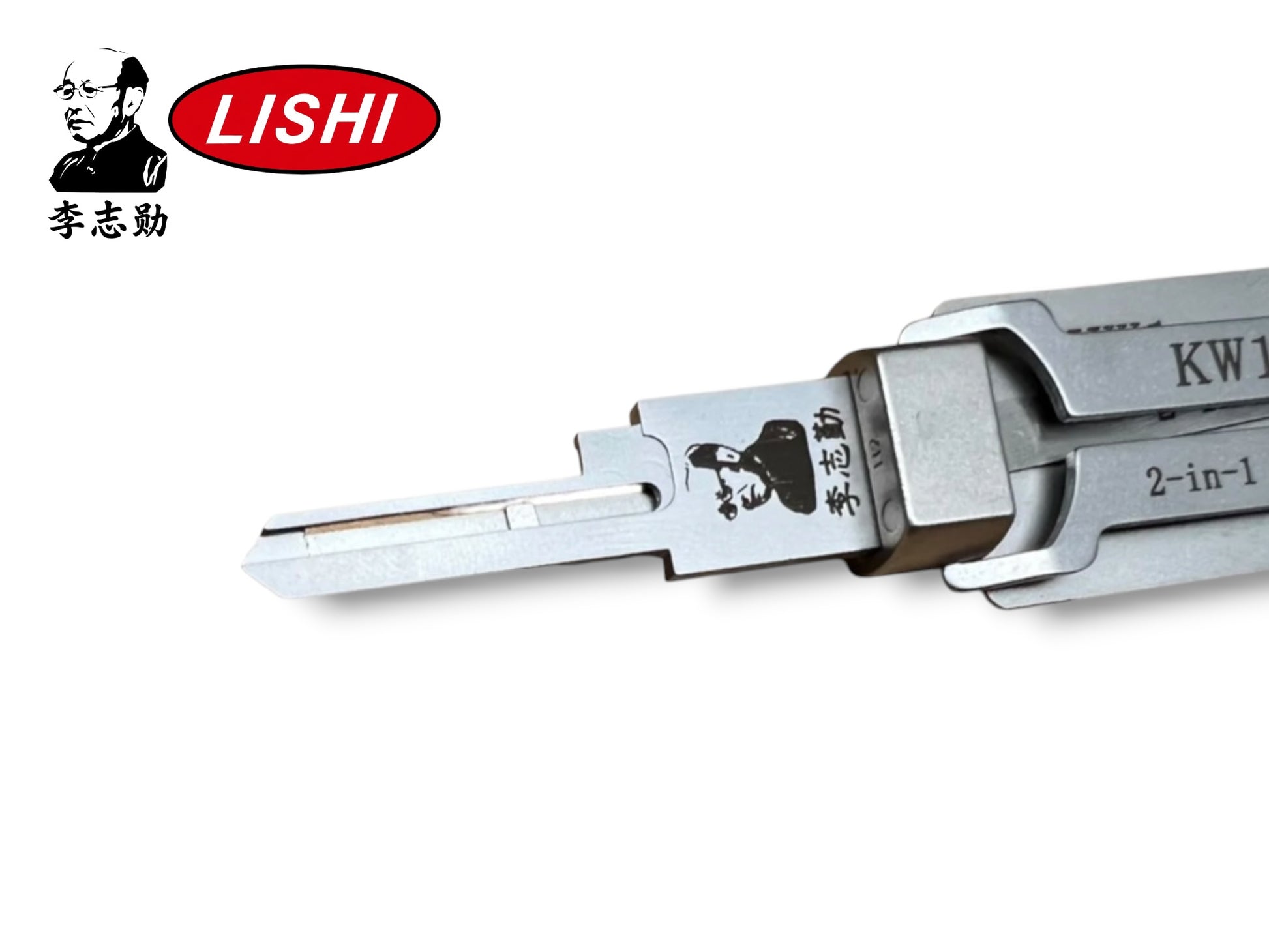 Original Lishi 2 in 1 KW1 Kwikset 5-Pin Pick & Decoder Anti Glare Genuine New