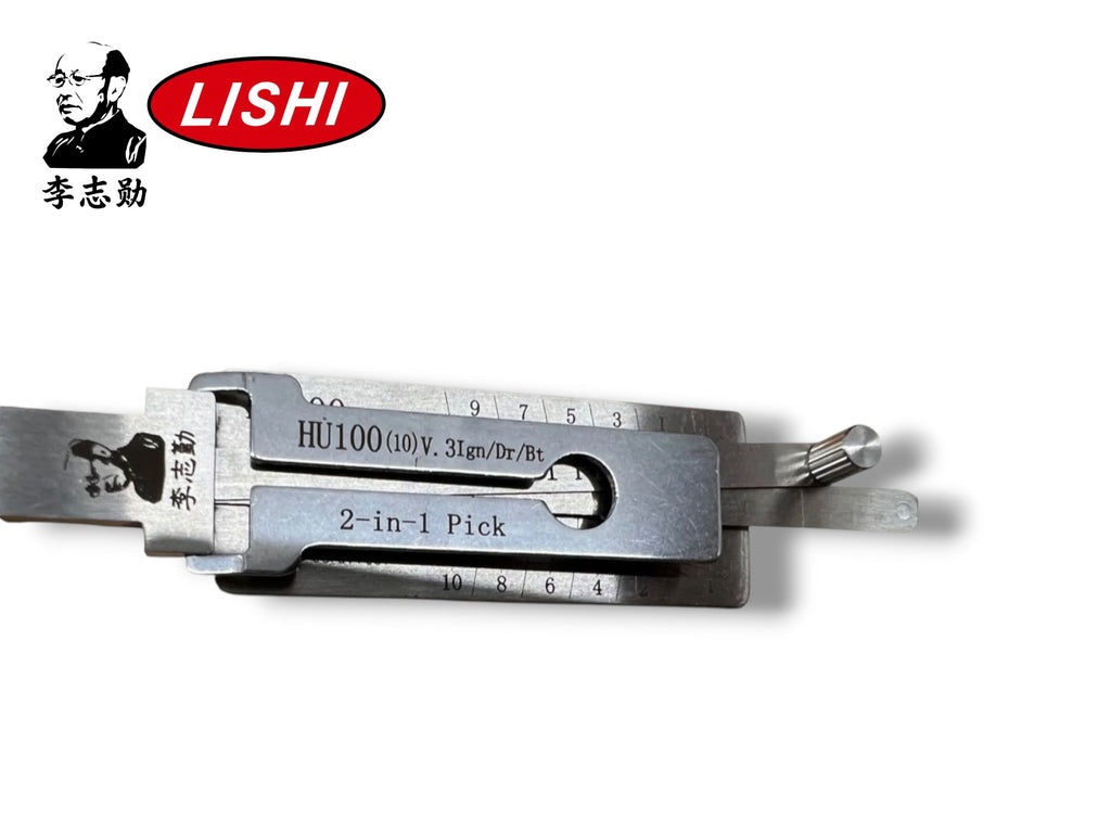 Original Lishi 2 in 1 HU100 GM 10-Cut Pick & Decoder Genuine New