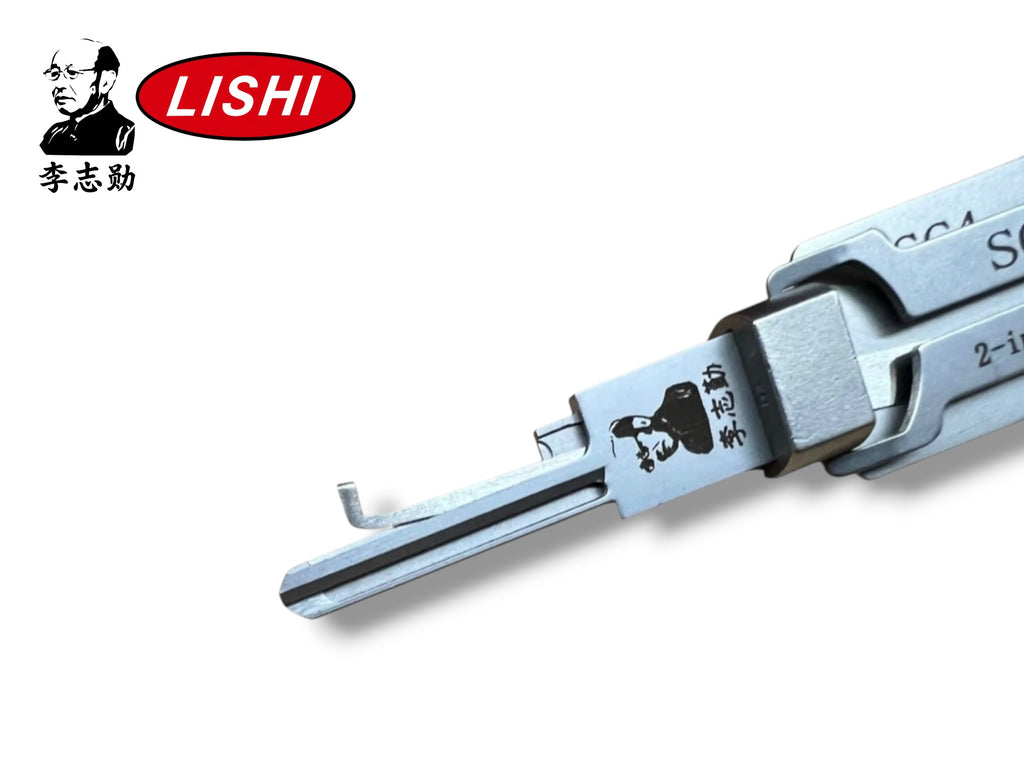 Original 2 In 1 Lishi SC4 Schlage 6-Pin Pick & Decoder Anti Glare Genuine New