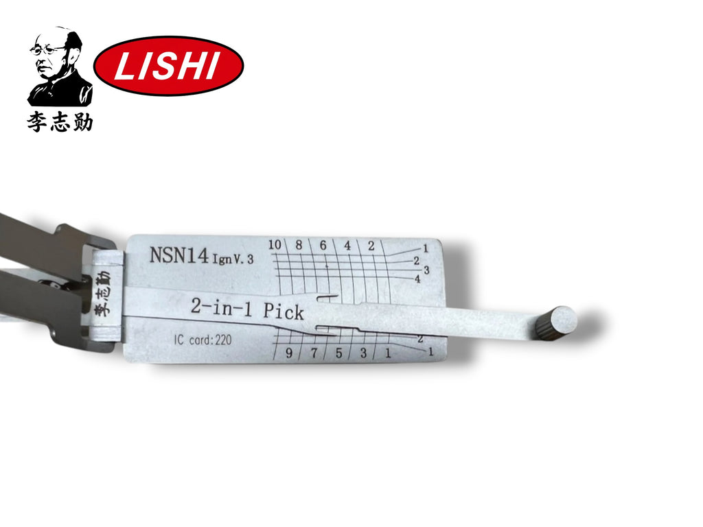 Original Lishi 2 in 1 NSN14 IGN For Nissan Infiniti Pick & Decoder Genuine New