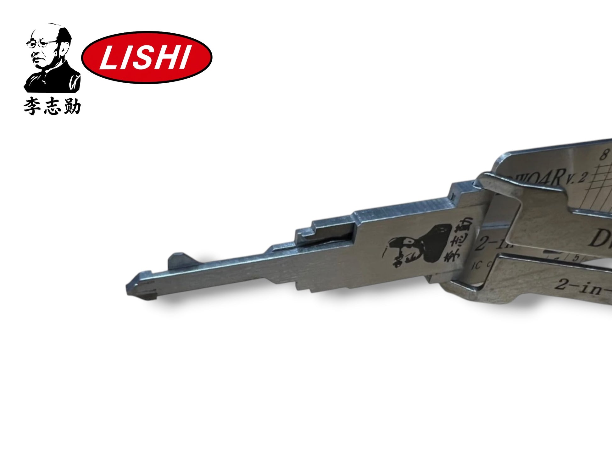 Original Lishi 2 in 1 DWO4R DWO5R GM 8 Cut Pick & Decoder Genuine New