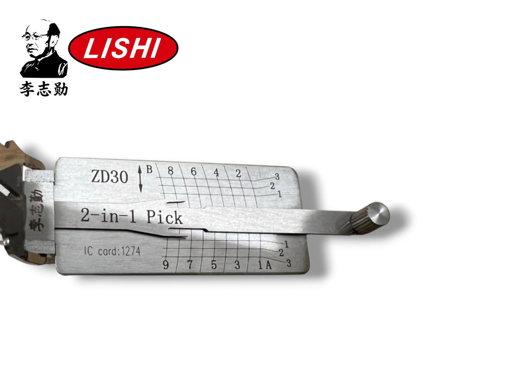 Original Lishi 2 in 1 ZD30 Zadi Aprilia Ducati Motorbike Pick & Decoder Genuine New