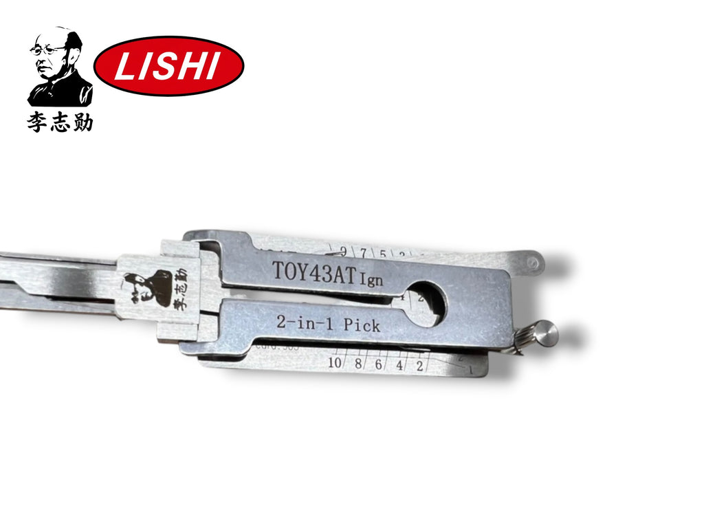 Classic Lishi 2 in 1 Toyota TOY43AT IGN 10-Cut Pick & Decoder Genuine New