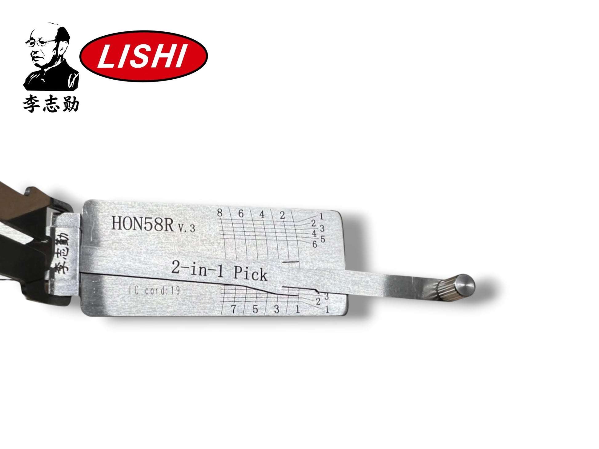 Original Lishi 2 in 1 HON58R HD103 HD106 Honda 8 Cut Pick & Decoder Genuine New