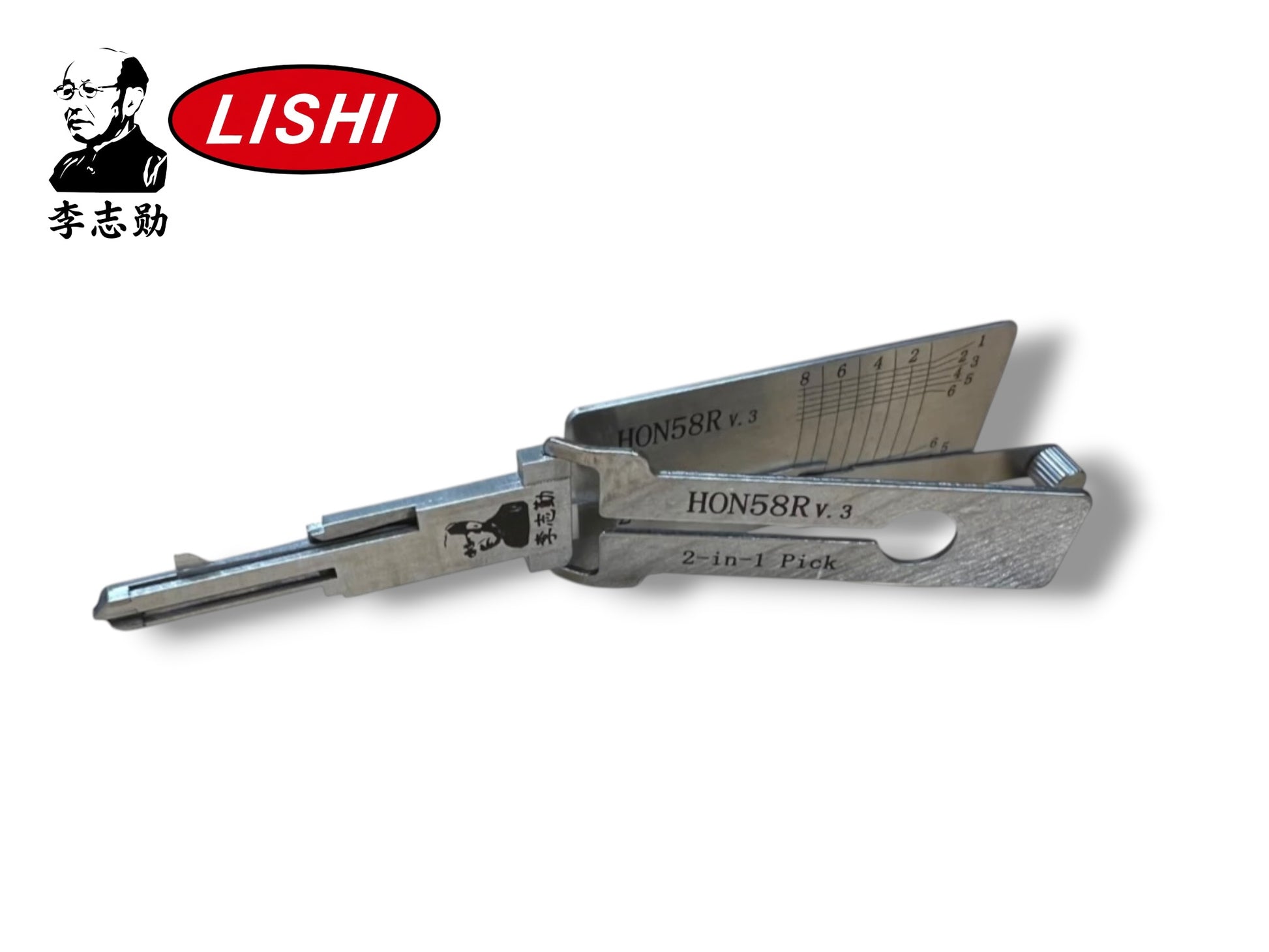 Original Lishi 2 in 1 HON58R HD103 HD106 Honda 8 Cut Pick & Decoder Genuine New