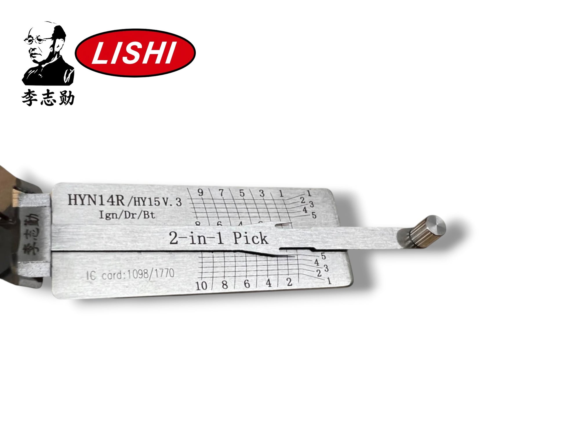 Original Lishi 2 in 1 HYN14R HY15 V.3 Hyundai Kia Pick & Decoder Genuine New