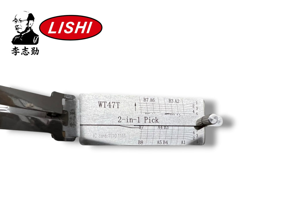Classic Lishi 2 in 1 WT47T Saab 4 Track Pick & Decoder Genuine New