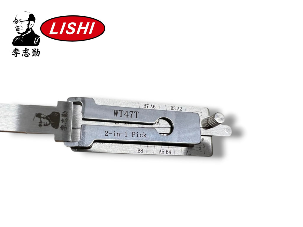Classic Lishi 2 in 1 WT47T Saab 4 Track Pick & Decoder Genuine New