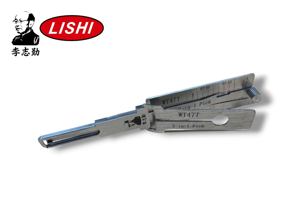 Classic Lishi 2 in 1 WT47T Saab 4 Track Pick & Decoder Genuine New