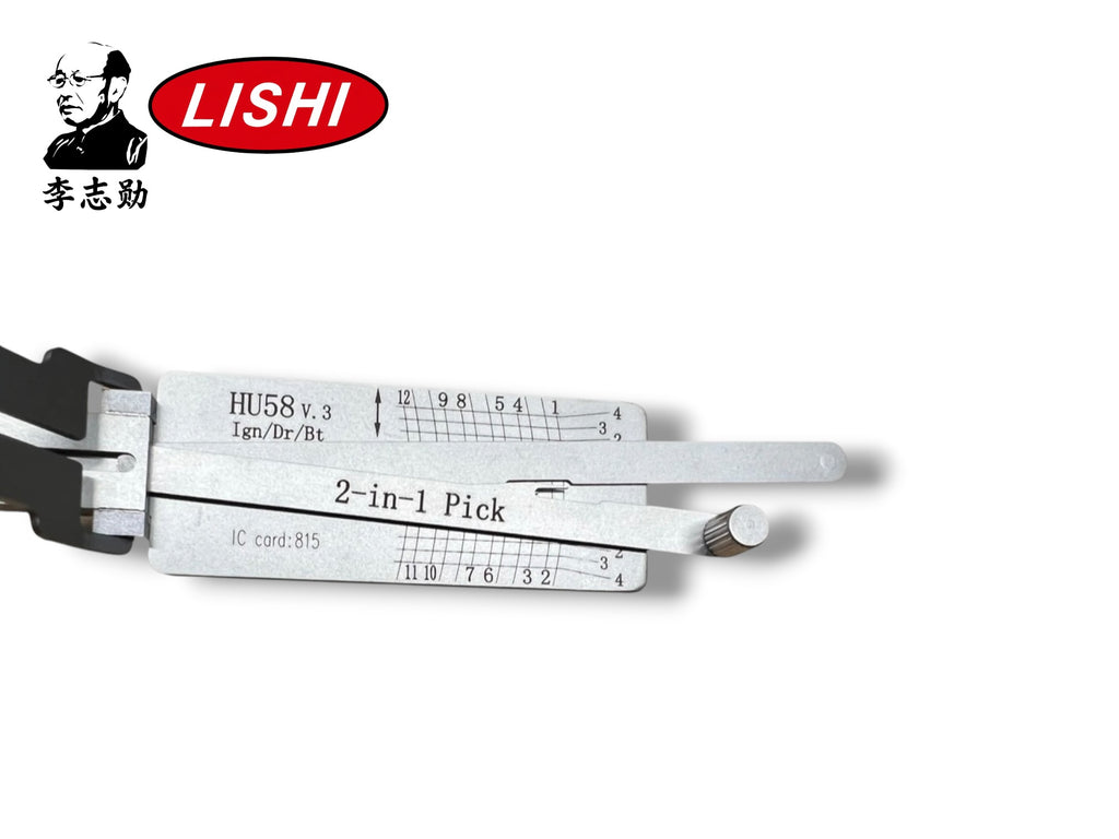 Classic Lishi 2 in 1 HU58 BMW 12-Cut 4 Track Twin Lifter Pick & Decoder Genuine New