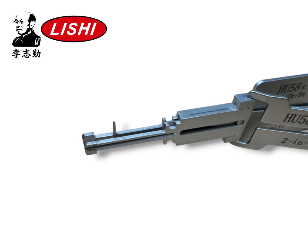 Classic Lishi 2 in 1 HU58 BMW 12-Cut 4 Track Twin Lifter Pick & Decoder Genuine New