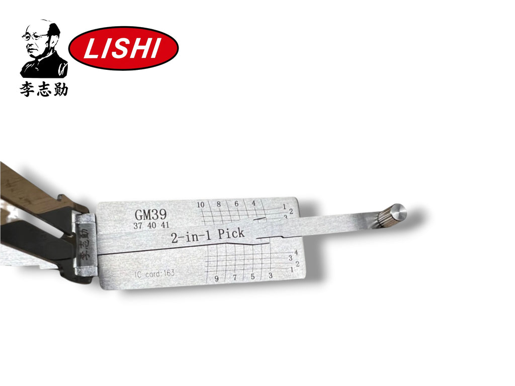 Classic Lishi 2 in 1 GM39 B102 10-Cut Pick & Decoder Genuine New