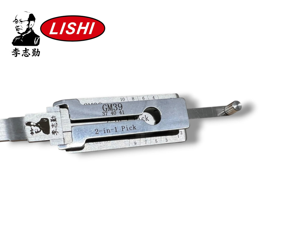 Classic Lishi 2 in 1 GM39 B102 10-Cut Pick & Decoder Genuine New