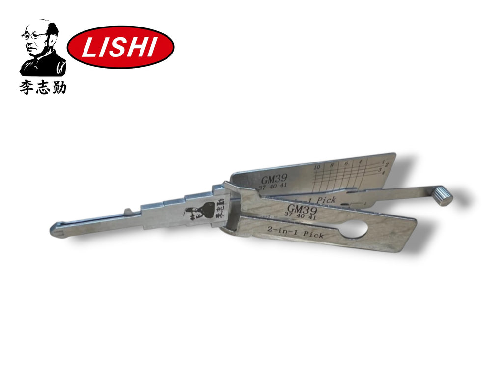 Classic Lishi 2 in 1 GM39 B102 10-Cut Pick & Decoder Genuine New