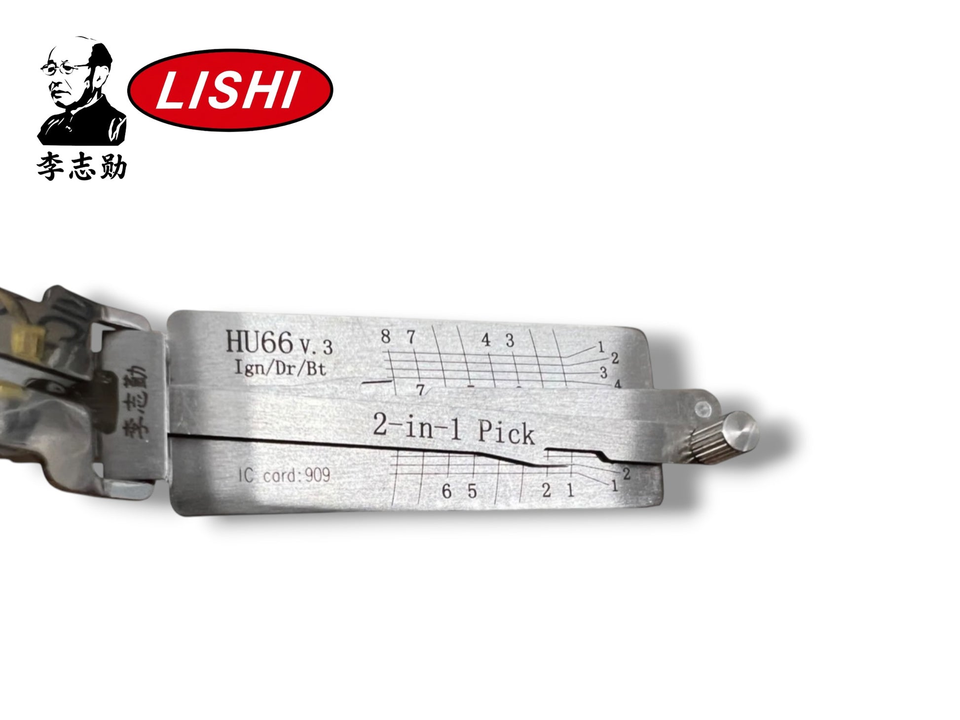 Original Lishi 2 in 1 HU66 Twin Lifter Audi VW Pick & Decoder Genuine New