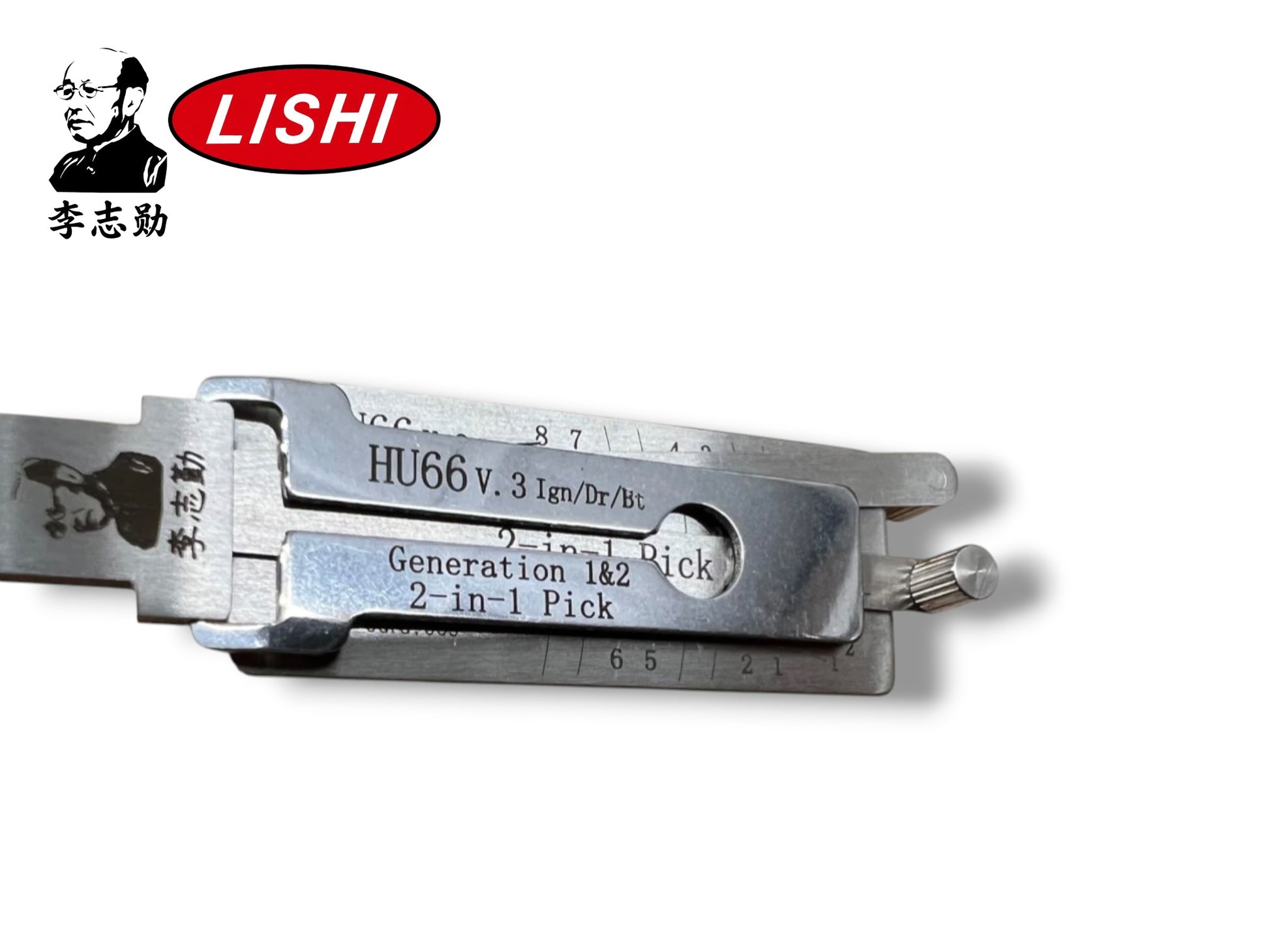 Original Lishi 2 in 1 HU66 Twin Lifter Audi VW Pick & Decoder Genuine New