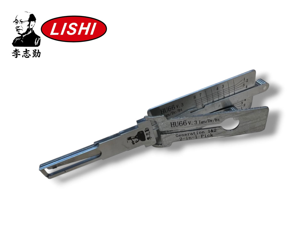 Classic Lishi 2 in 1 HU66 Twin Lifter Audi VW Pick & Decoder Genuine New