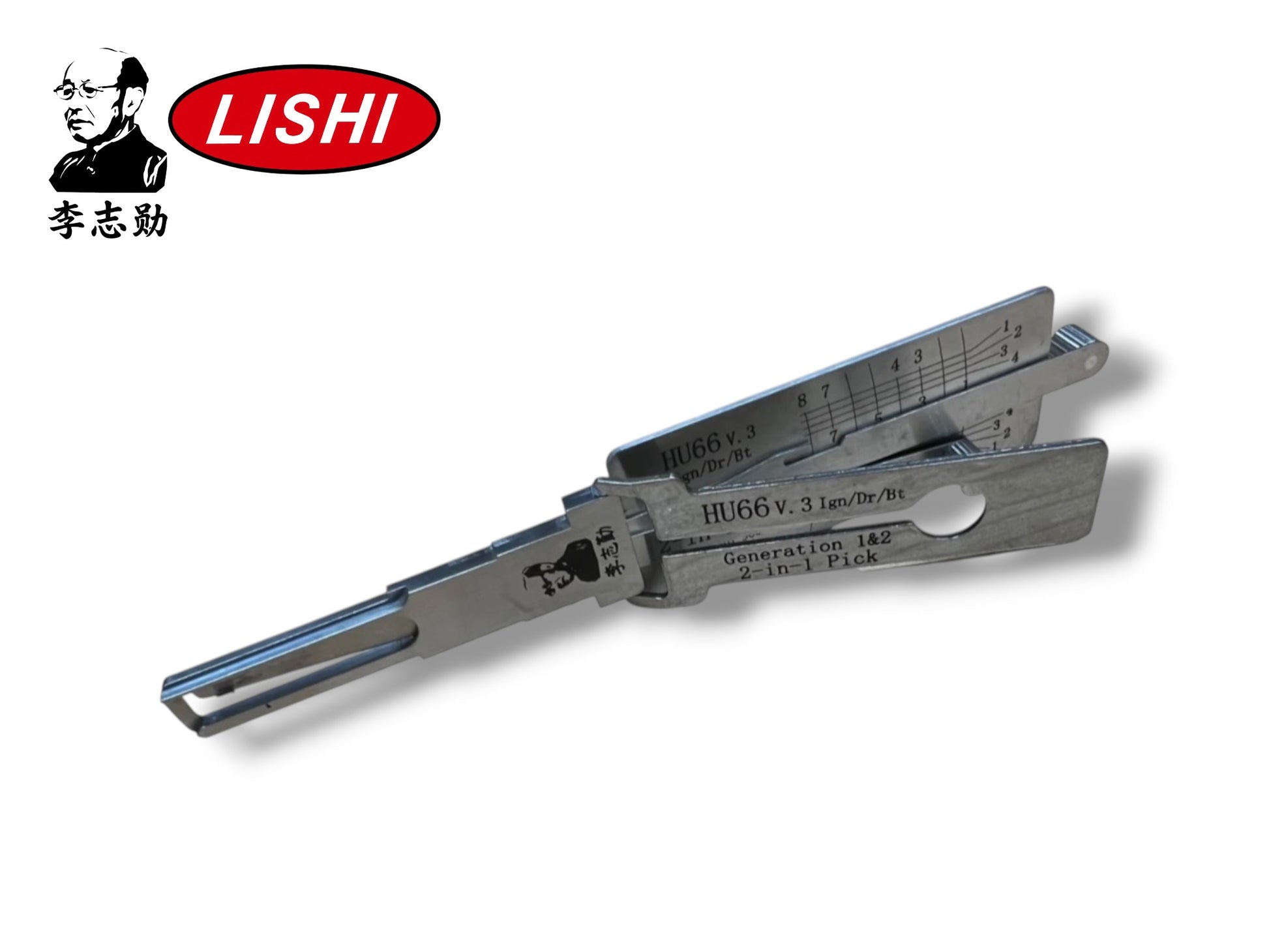 Original Lishi 2 in 1 HU66 Twin Lifter Audi VW Pick & Decoder Genuine New