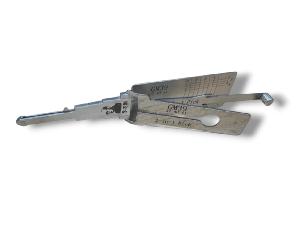 Classic Lishi 2 in 1 GM39 B102 10-Cut Pick & Decoder Genuine New