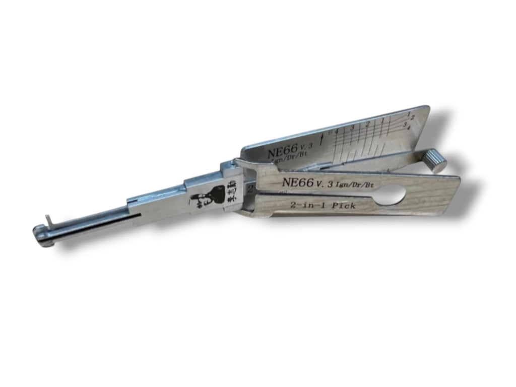 Classic Lishi 2 in 1 NE66 Volvo 4 Track Pick & Decoder Genuine New