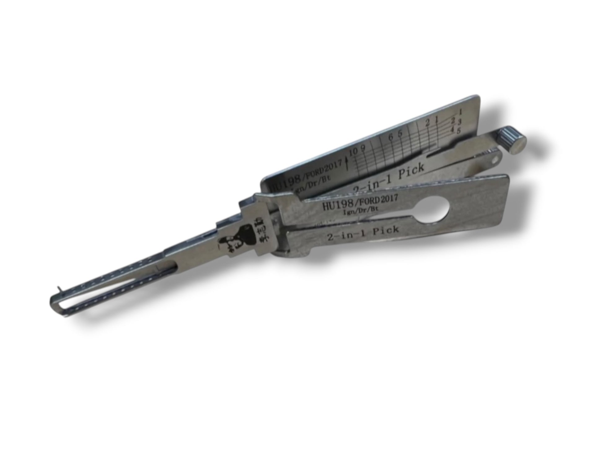 Original Lishi 2 in 1 HU198 Ford 2017 New Keyway Pick & Decoder Genuine New