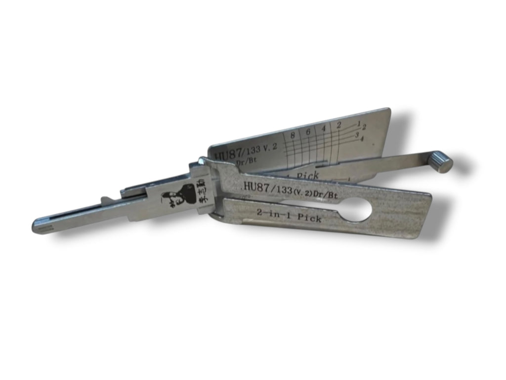Classic Lishi 2 in 1 HU87 HU133 HU134 Pick & Decoder Genuine New