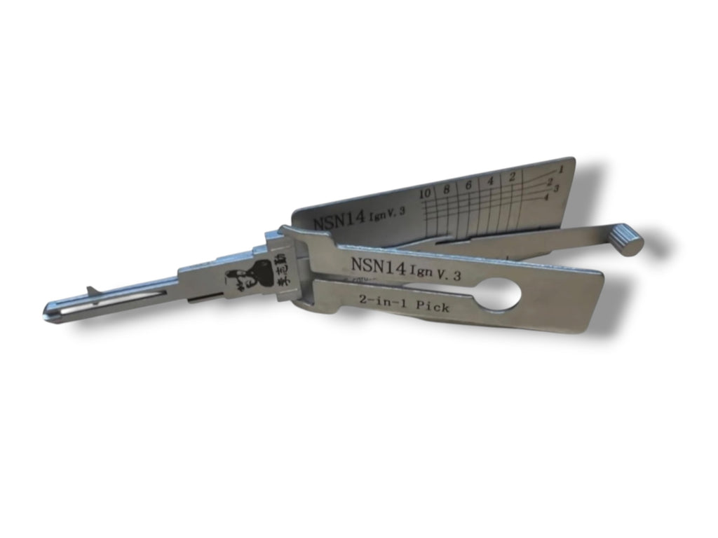 Classic Lishi 2 in 1 NSN14 IGN For Nissan Infiniti Pick & Decoder Genuine New