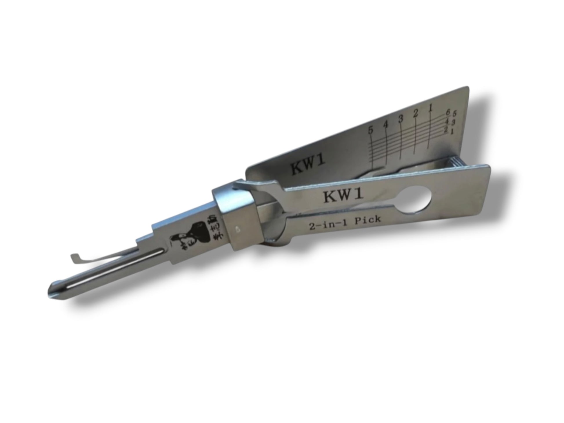 Original Lishi 2 in 1 KW1 Kwikset 5-Pin Pick & Decoder Anti Glare Genuine New