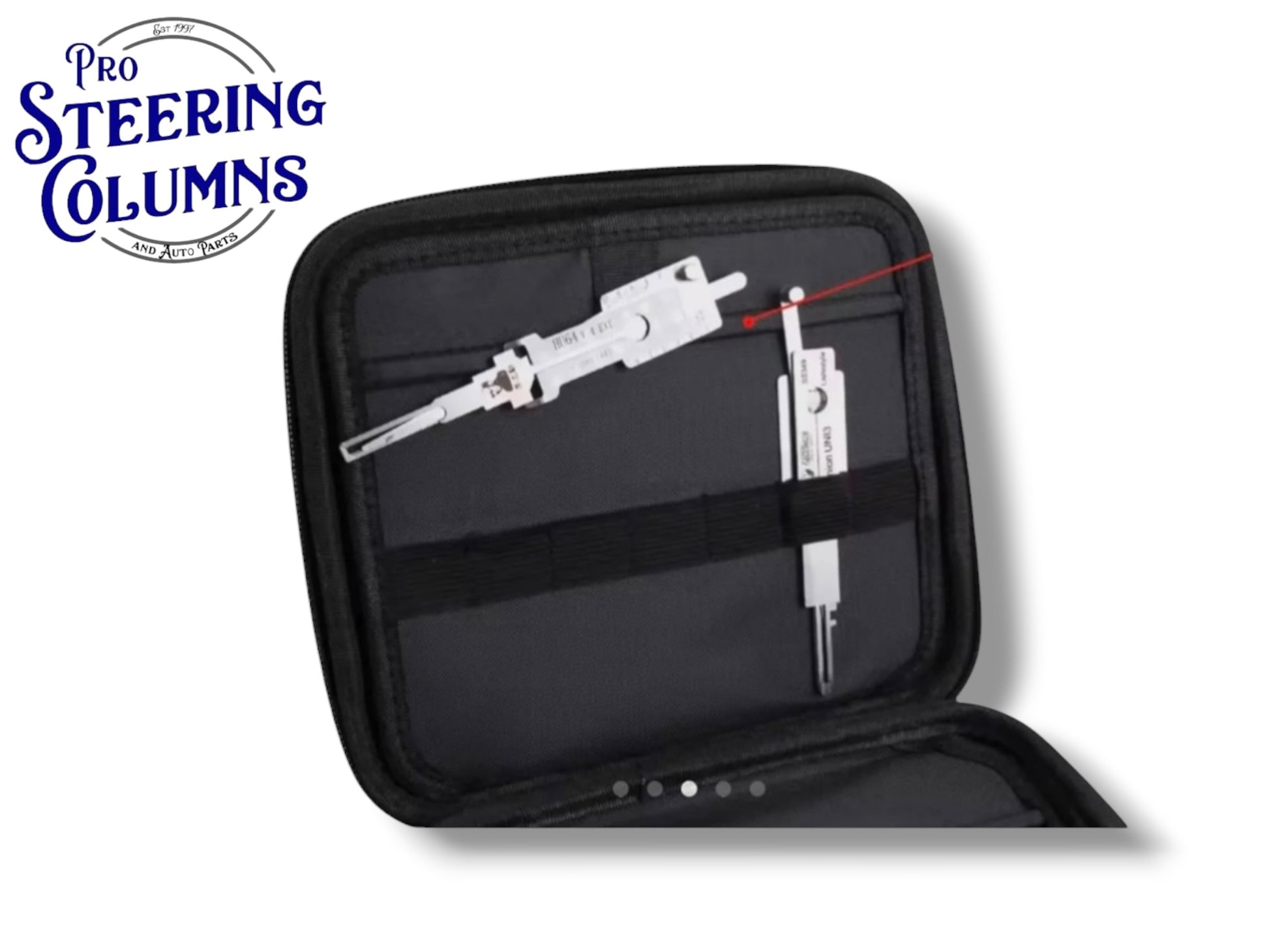 Lishi Tool Bag Storage Case with Magnetic Strip - 28 Slots