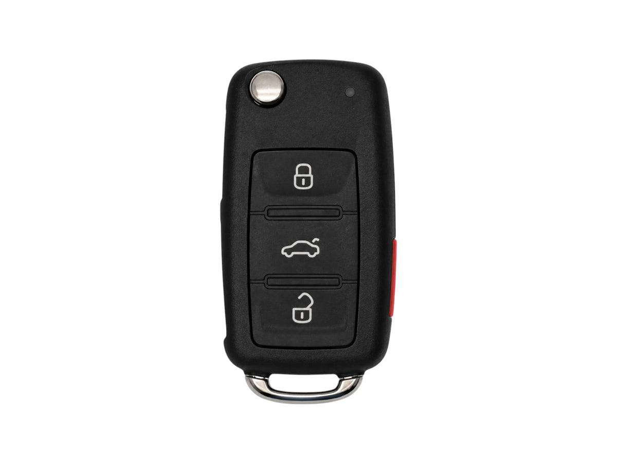 11-16 Volkswagen Remote Flip Key 4-Button NBG010180T / 5K0837202AE (Aftermarket)