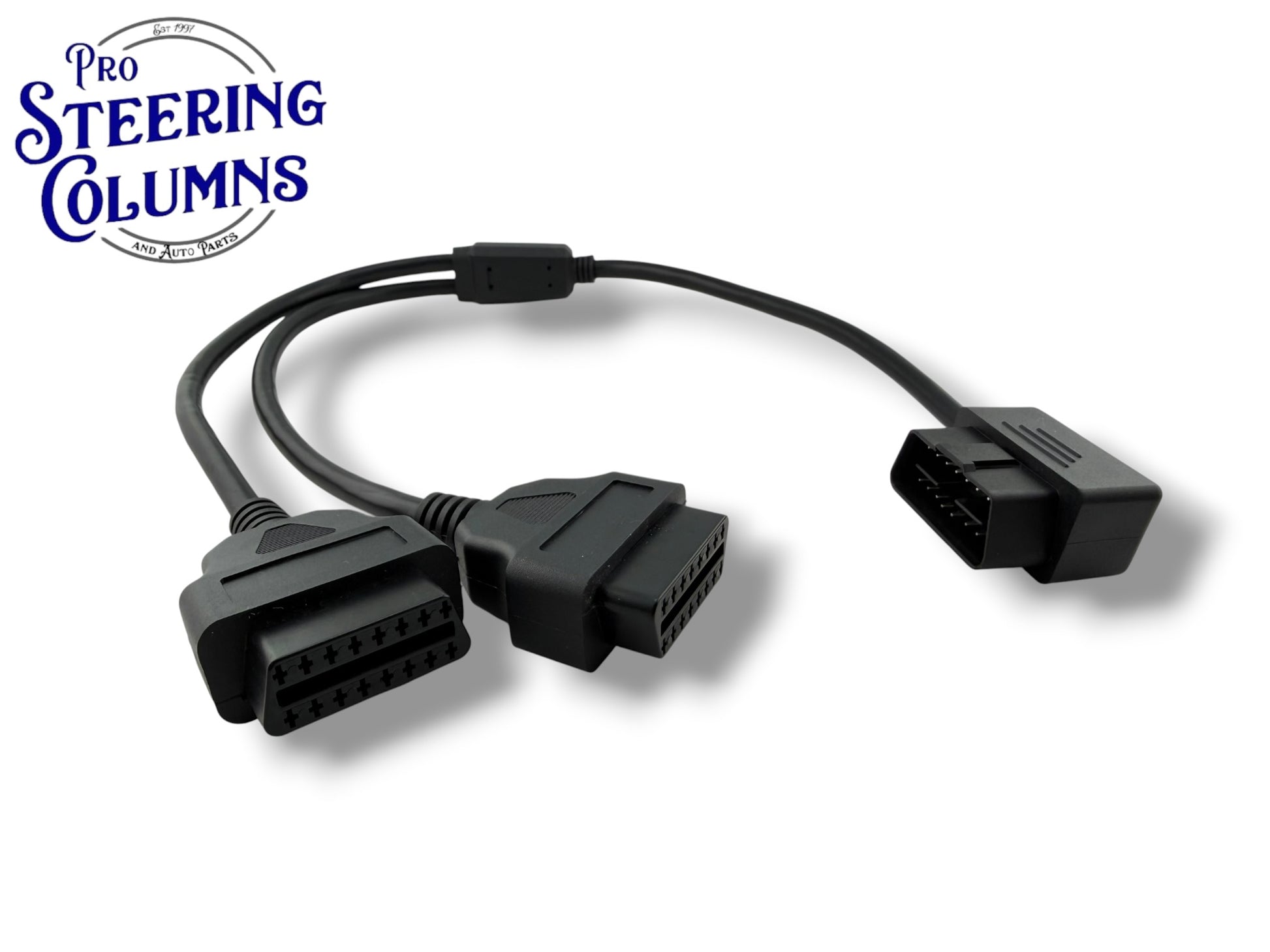 OBD2 - 16 Pin Diagnostic Cable Extender Splitter Extension - Male to Dual Female