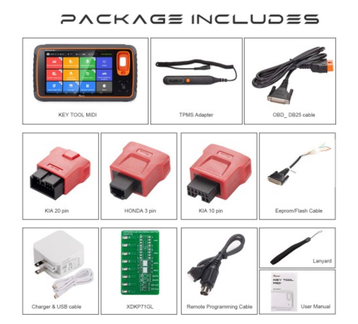 Xhorse - XDKMD0EN - Key Tool MIDI Integrated IMMO & TPMS (Basic Version)