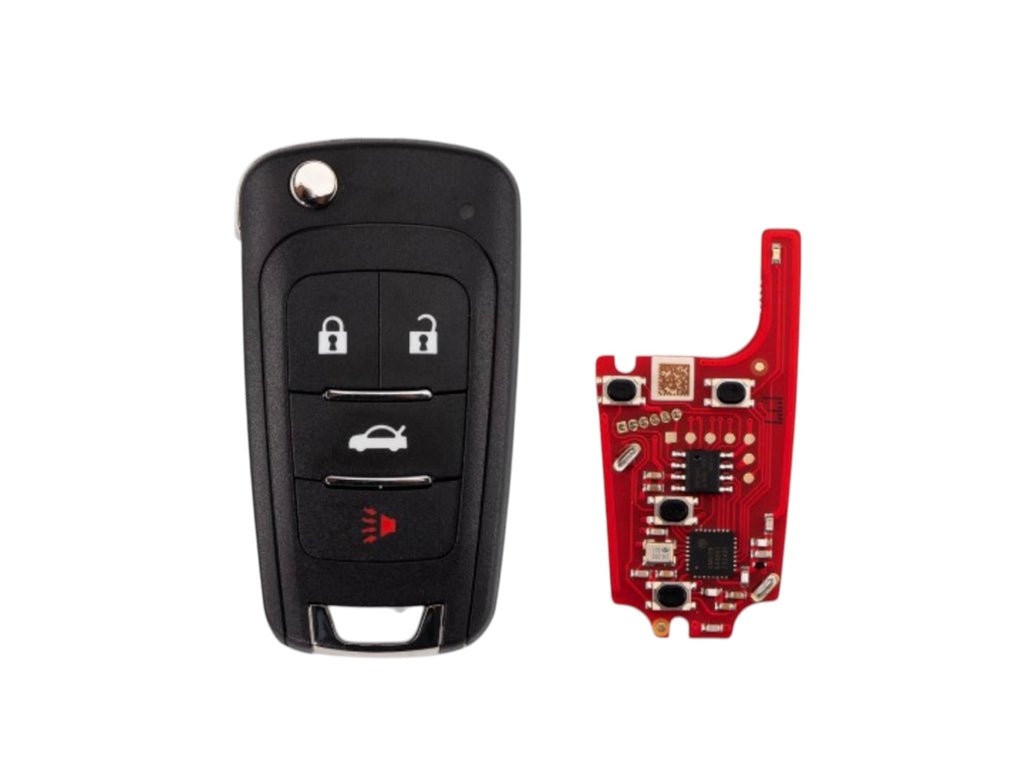 Xhorse Universal Wired Flip Remote Key GM Style 4-Button - XKBU21EN