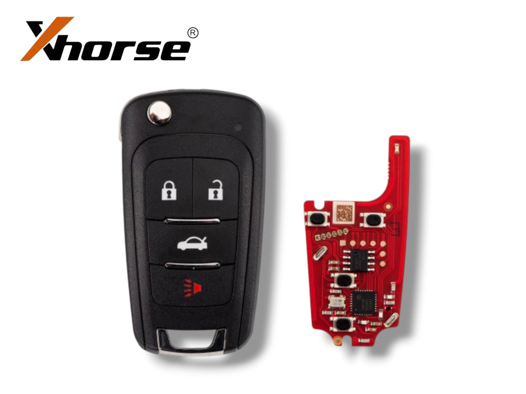 Xhorse Universal Wired Flip Remote Key GM Style 4-Button - XKBU21EN