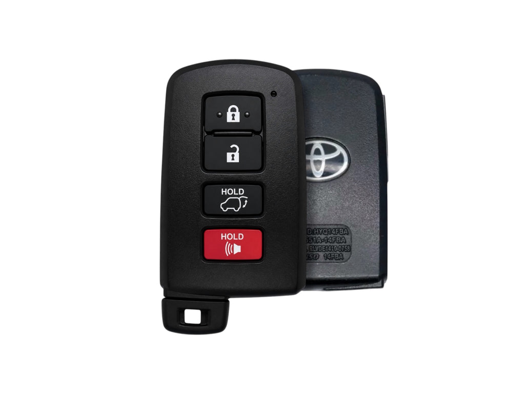 14-21 Toyota Smart Key 4-Button PN: 89904-0E121 / HYQ14FBA (OEM Refurb)