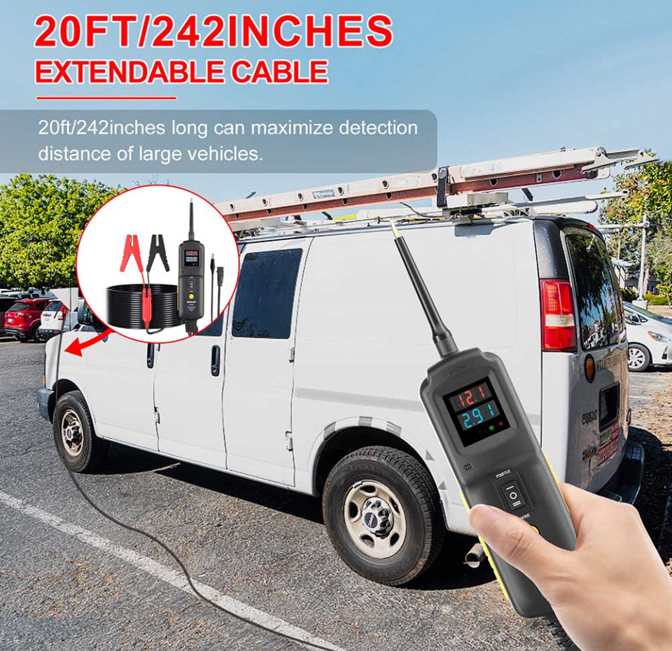 Godiag - GT101 - Circuit Tester Power Circuit Probe Relay Tester with Fuel Injector Cleaning and Testing